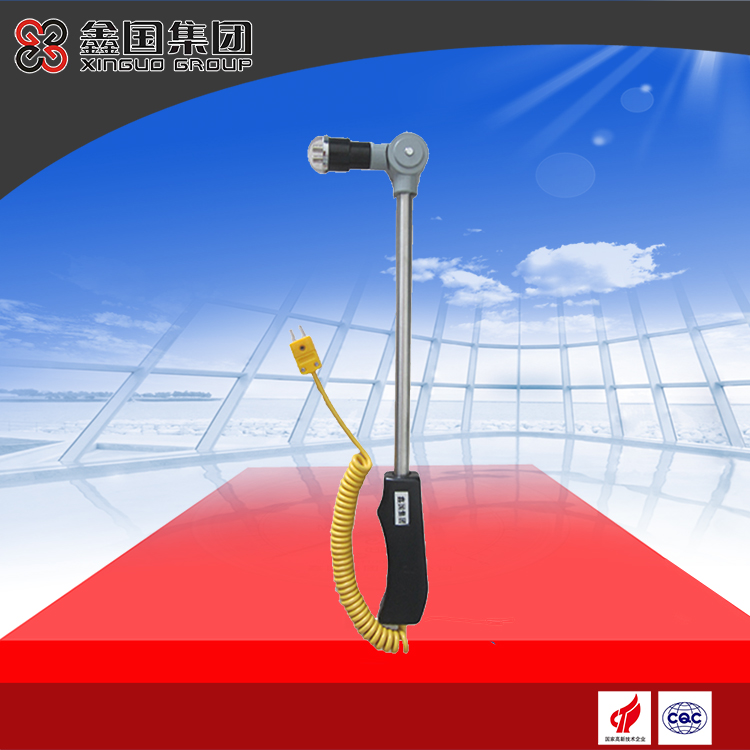 煙斗式轉角表面熱電偶手柄探針